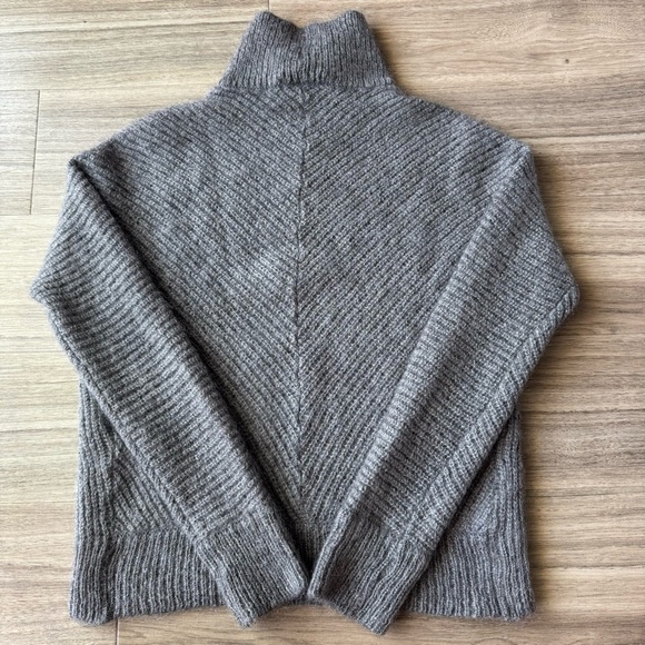 Stephan Schneider Take Turtleneck Gray Cement Mohair Wool Blend Turtleneck 0 XS - Picture 6 of 7